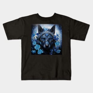 Black German Shepherd Kids T-Shirt